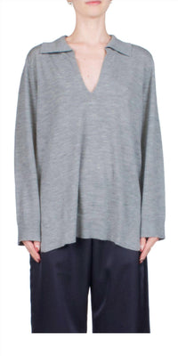 Leset - James V Neck Polo Top