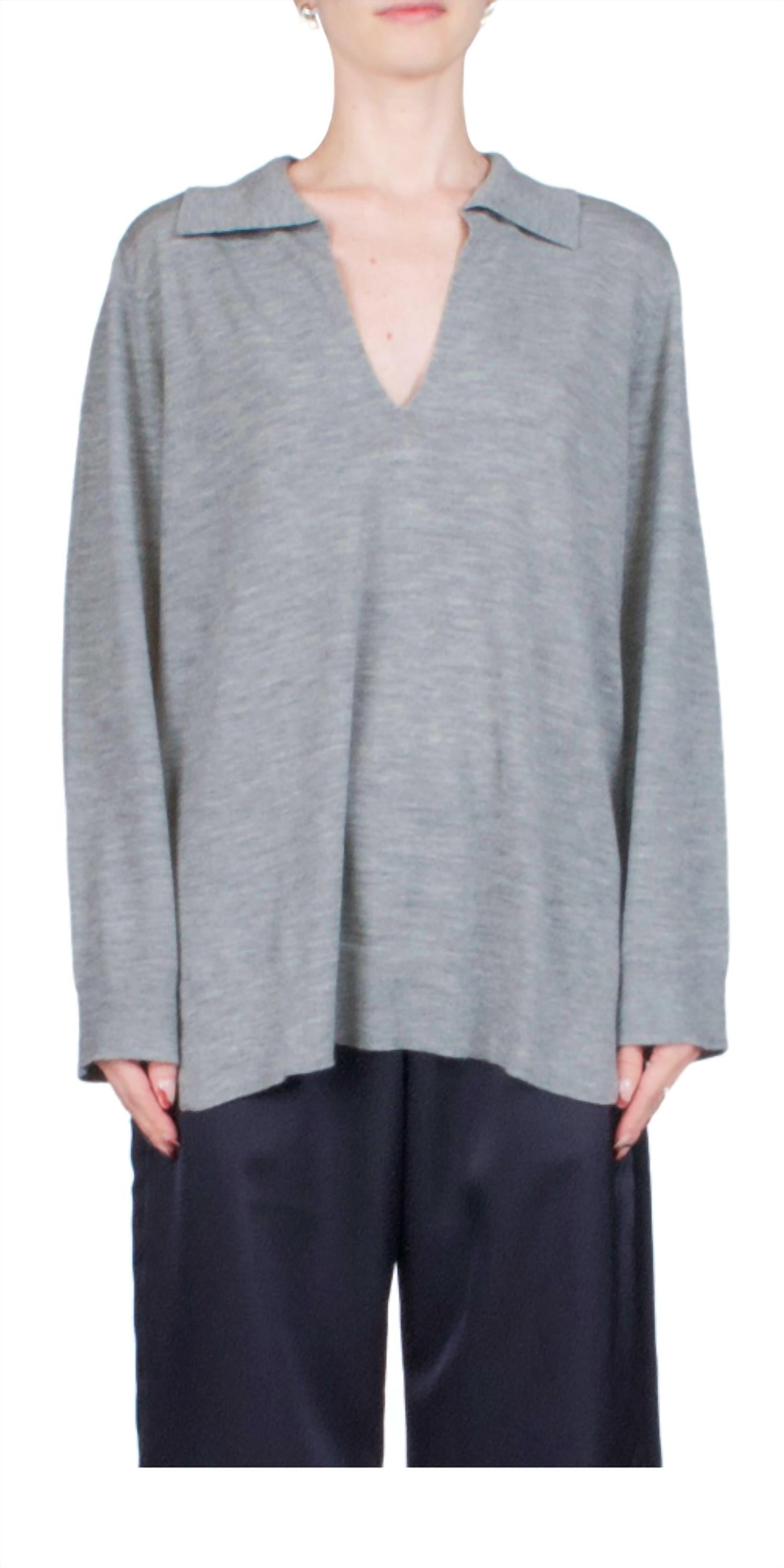 Leset - James V Neck Polo Top