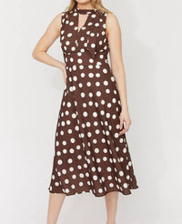 Joseph Ribkoff - Polka Dot A-line Dress