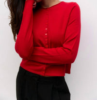 All : Row - Shea Cozy Rolled Neckline Cardigan