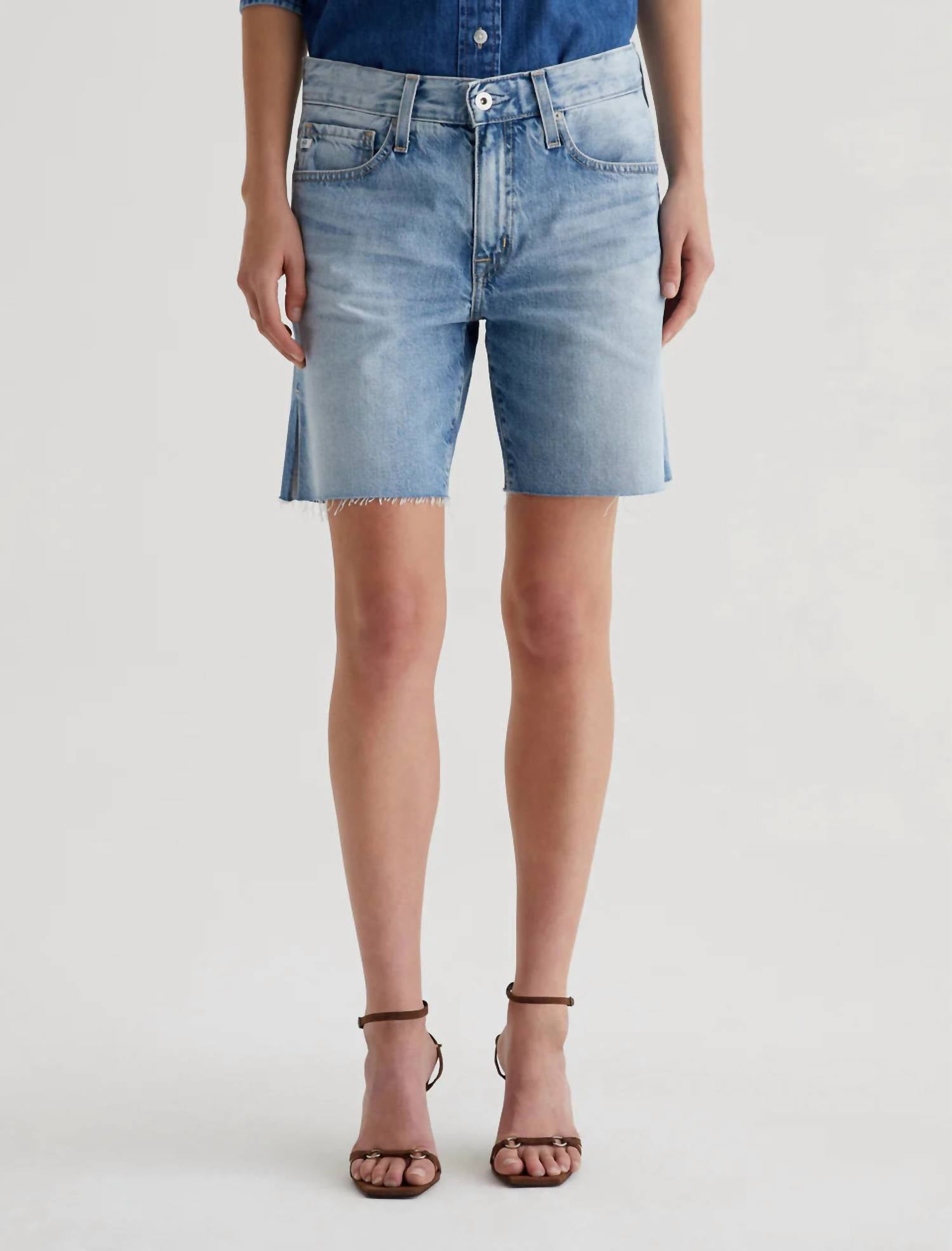 AG Jeans Ex Boyfriend Shorts in intuition - women's shorts