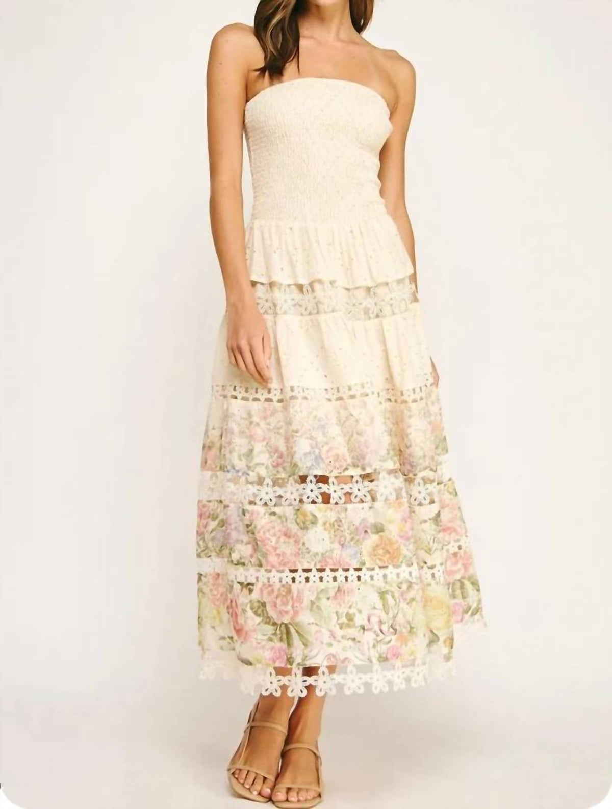 Strut & Bolt - Eyelet Lace Tube Dress