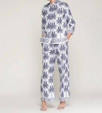 Vilagallo - Palm Print Trousers