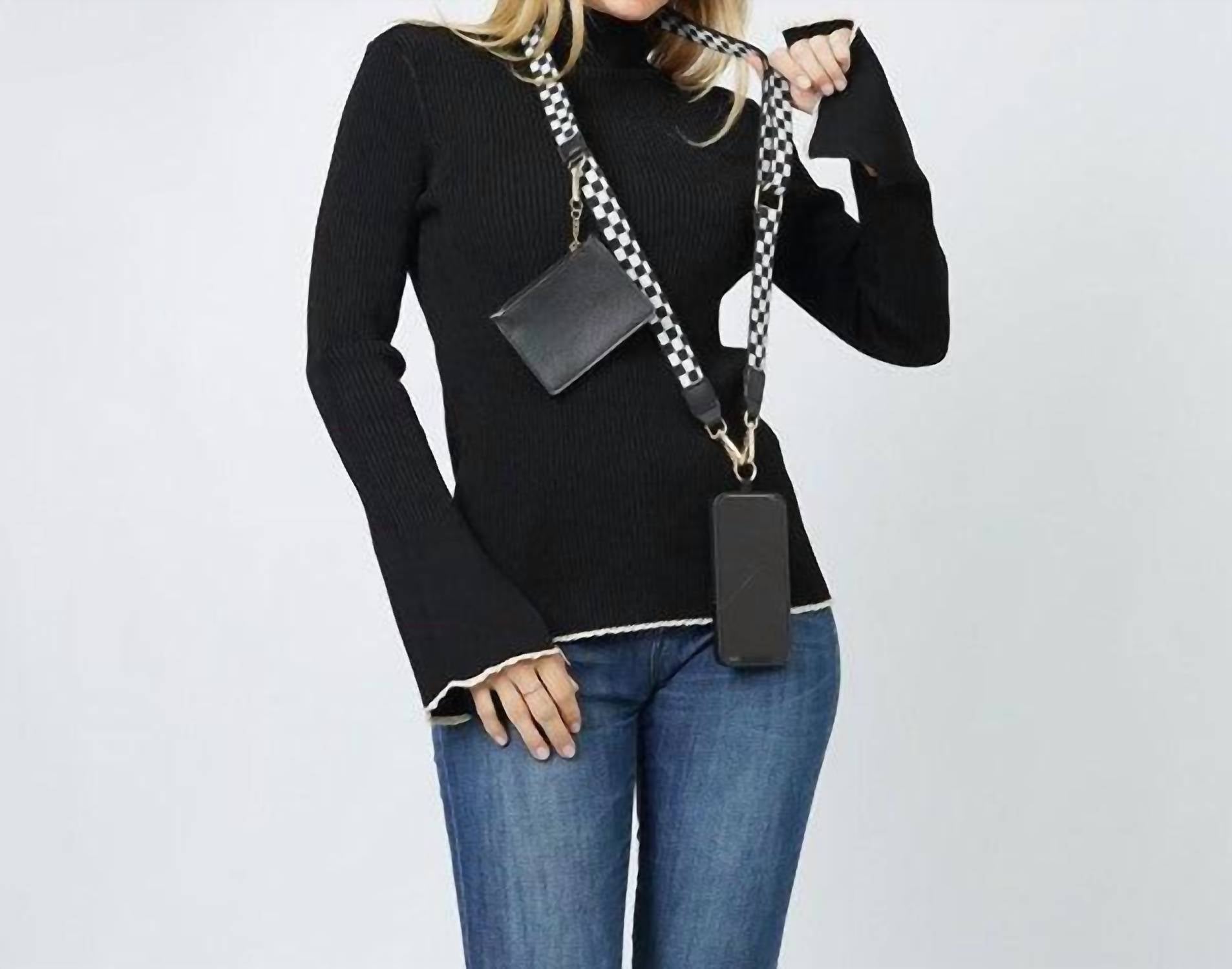 Judson & Co. - Women's Clip N' Carry Crossbody Phone Carrier With Pouch Wallet