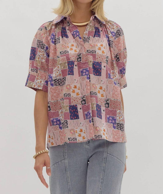 Entro - Patchwork Top