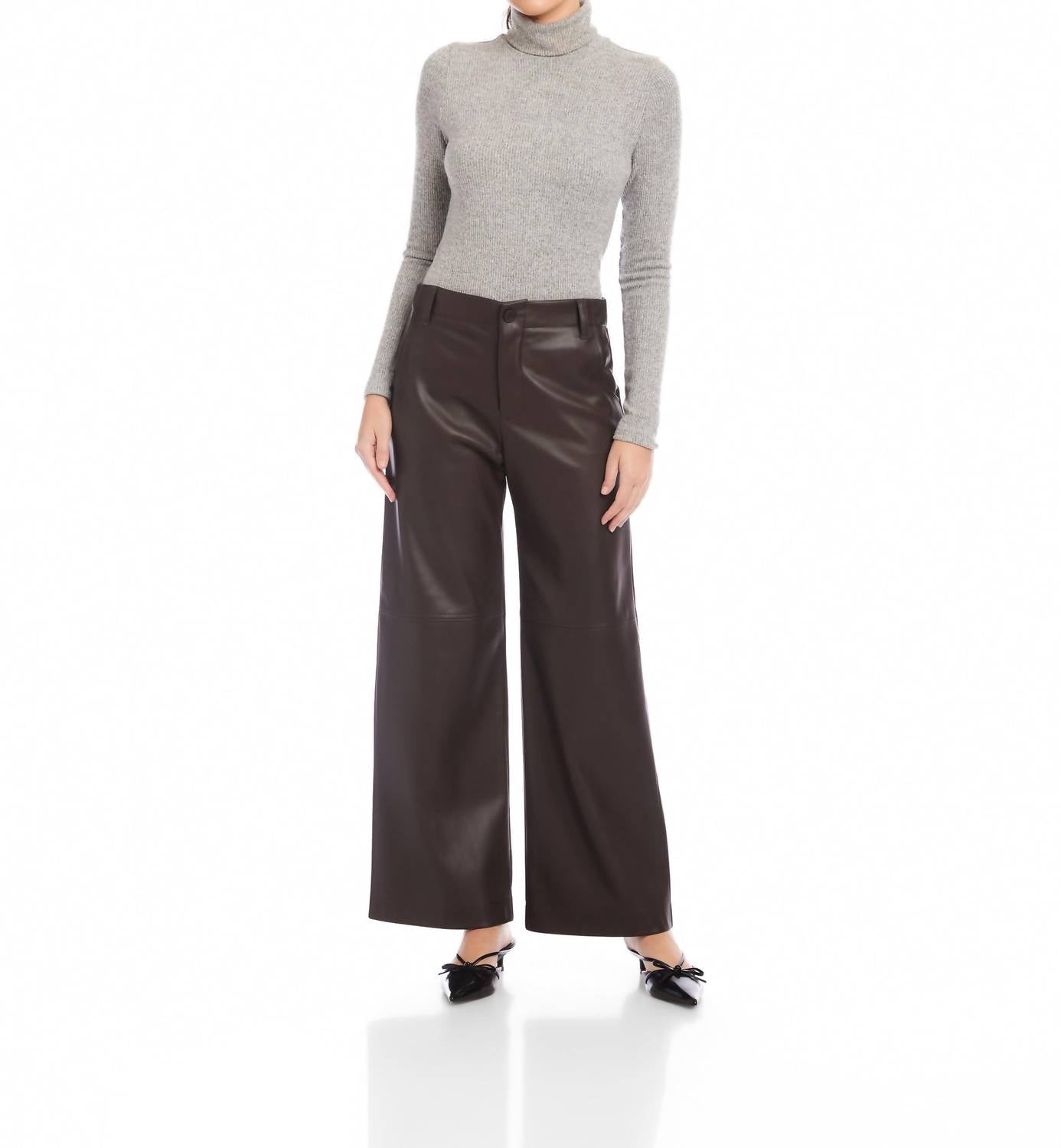 Fifteen Twenty - Lara Faux Leather Pants