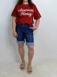 Democracy - Cuffed Bermuda Shorts