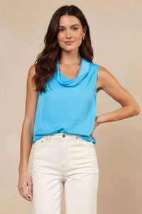 Naked Zebra - Soft Waves Sleeveless Top