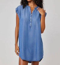 Bella Dahl - Cap Sleeve Henley Dress