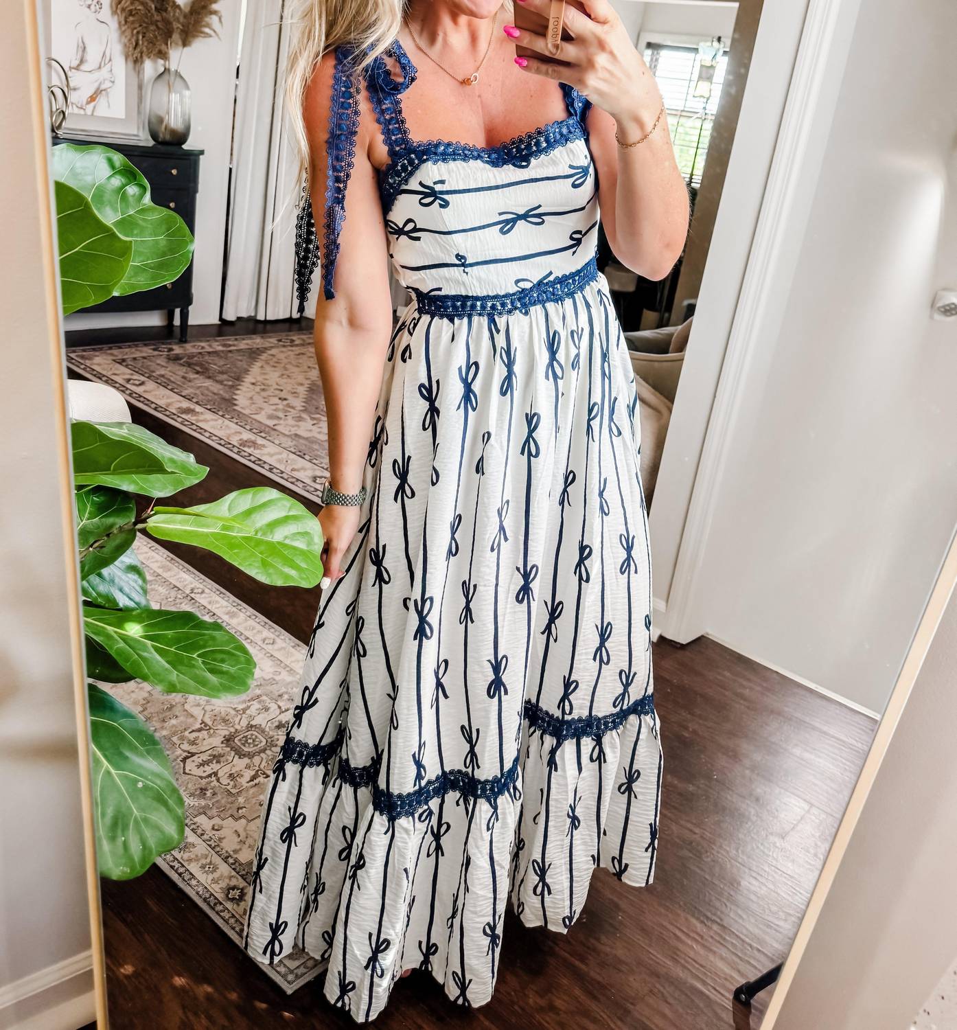 So Me - Midnight Bow Maxi Dress