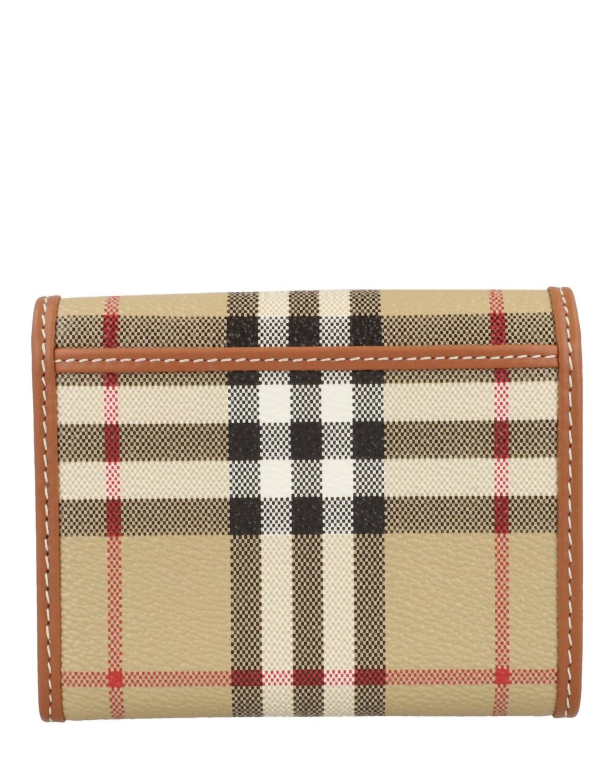 Burberry - Women's Lancaster Check Trifold Wallet