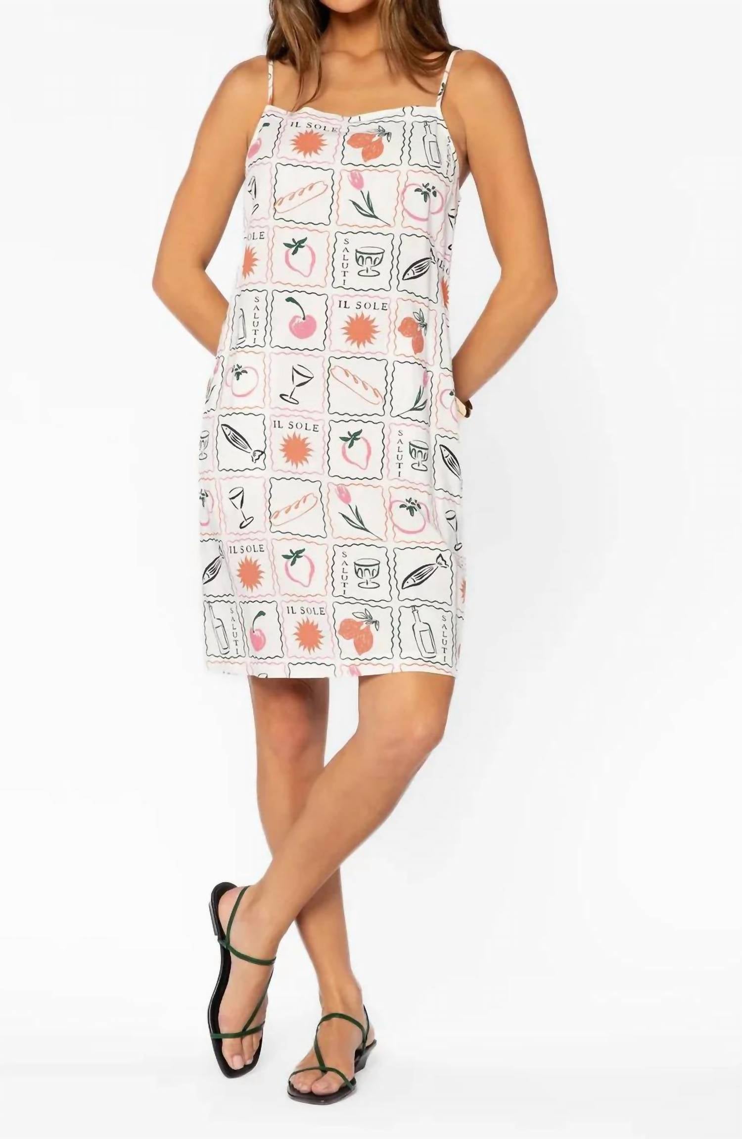 Velvet Heart - Brianne Tile Shift Mini Dress