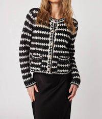John + Jenn - Henri Striped Cardigan