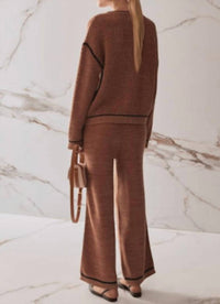Sancia Tommy Knit Pants in willow - women's pants - detail view