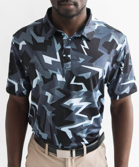 Yatta Golf - Graphite Glitch Golf Polo