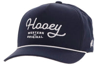 HOOEY Og Five Panel Trucker Cap in navy - men's hat