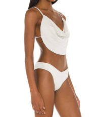 We Wore What - Cowl Neck Bikini Top