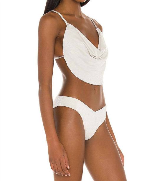 We Wore What - Cowl Neck Bikini Top