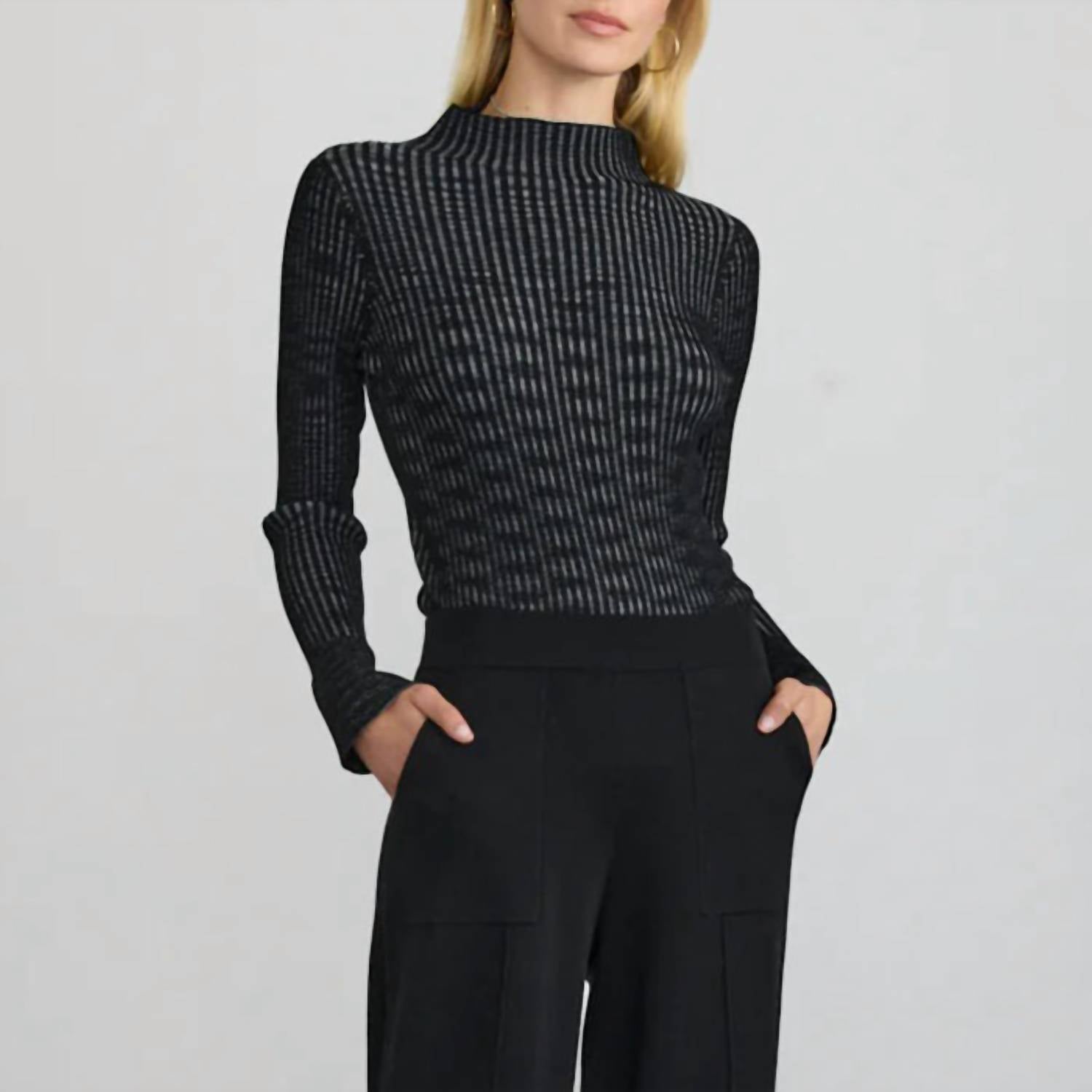Margaret O'Leary - Plated Turtleneck