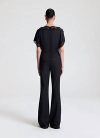 A.L.C. - Luna Satin And Lace Top