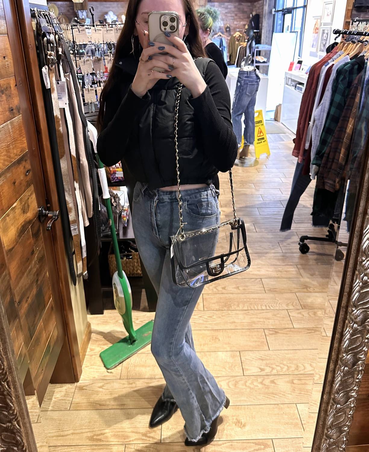 Leto - Women's Vegas Clear Crossbody Bag