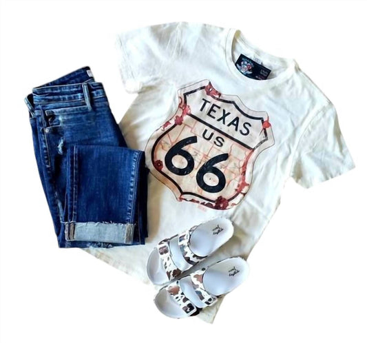 Xoxo - Women's Short Sleeve Route 66 Graphic Tee