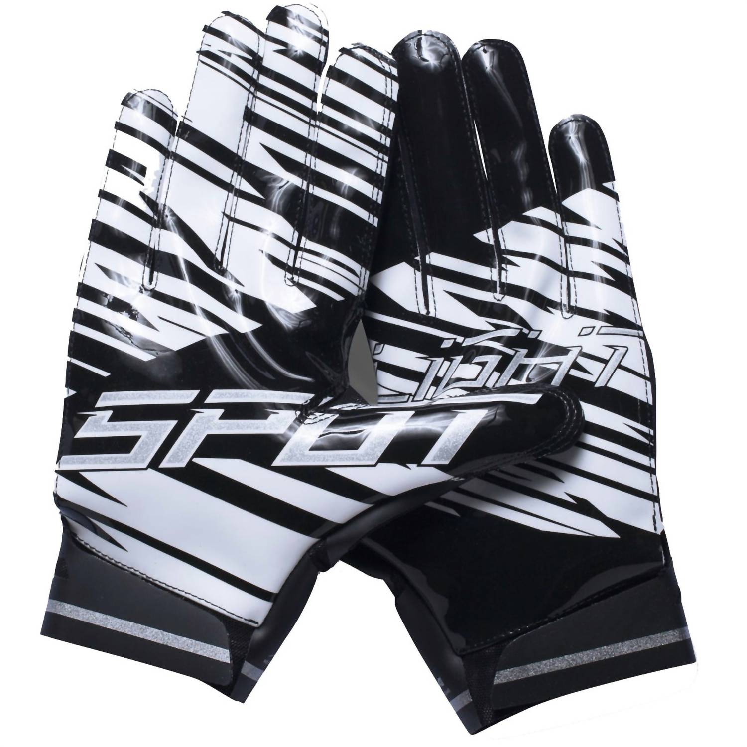 UNDER ARMOUR Men's Spotlight Pro Football Gloves - Plus in black - men's accessory - detail view
