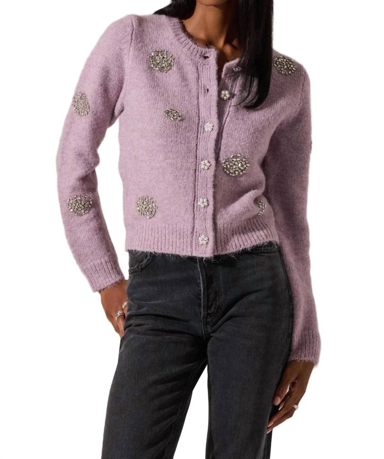 Astr - Doretha Long Sleeve Cardigan