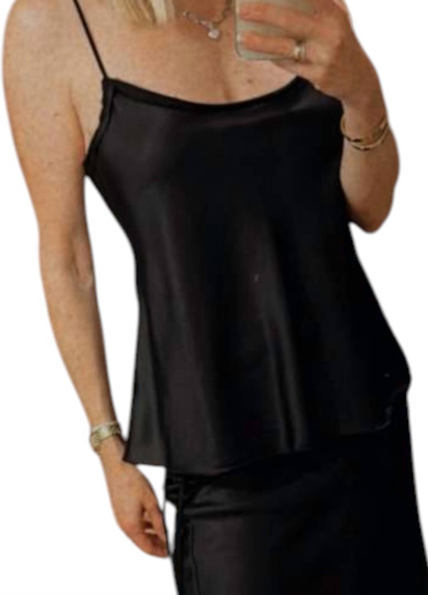 Brazeau Tricot - Regal Silk Paper Bag Cami Top