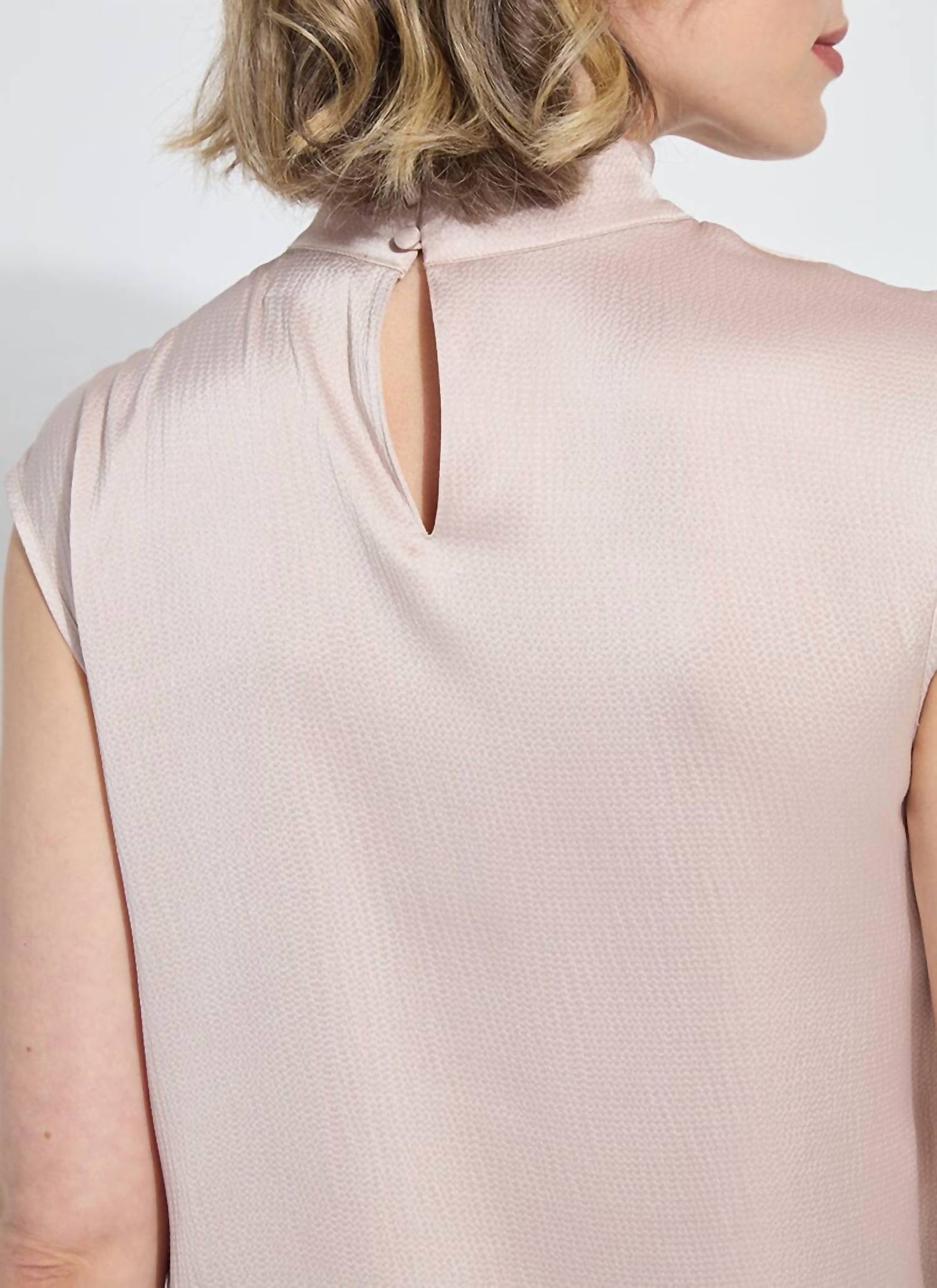 Lysse - Aisha High Neck Draped Blouse
