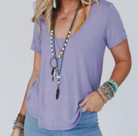 Three Bird Nest - Scoop Neck Bralette Tee