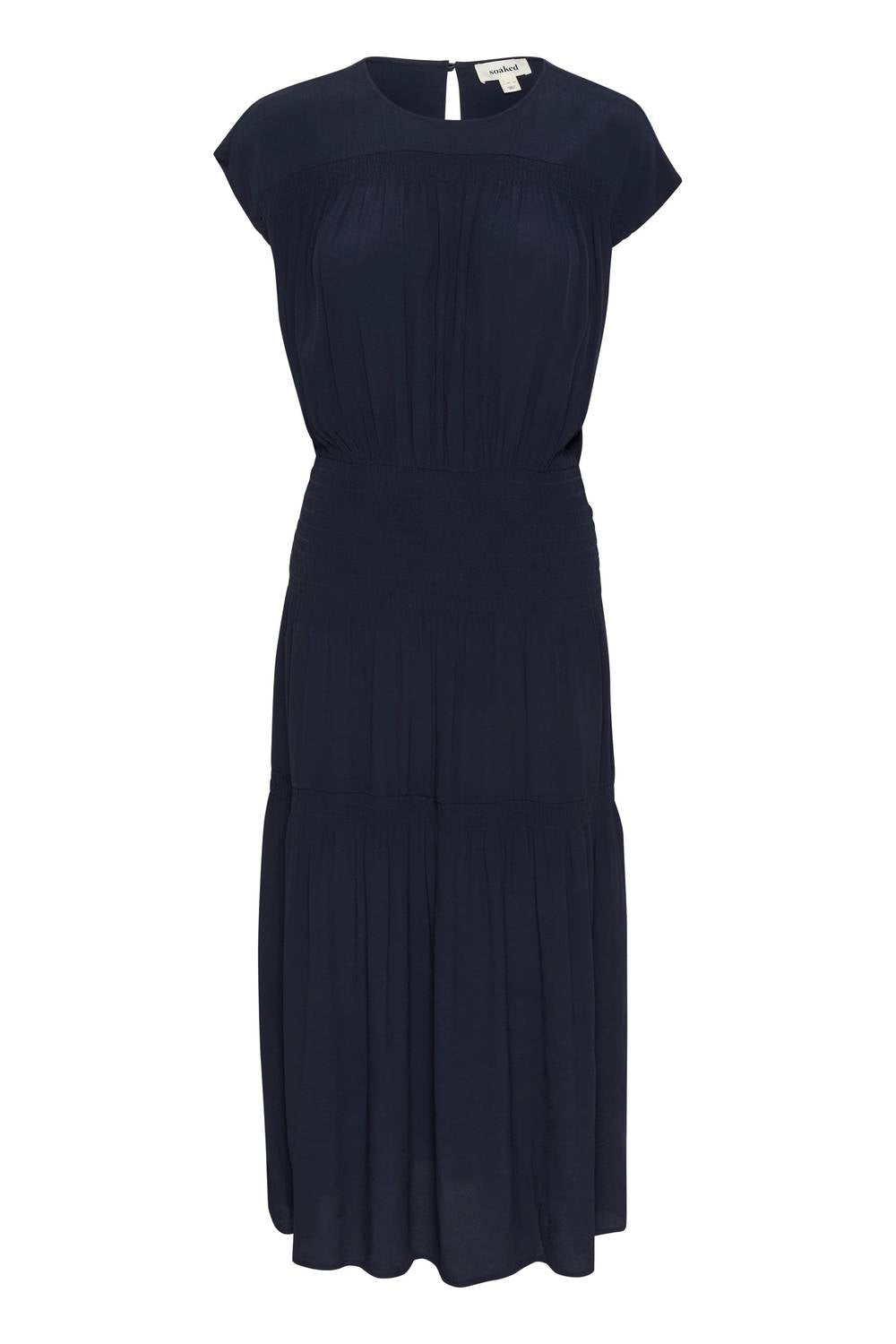 Soaked In Luxury - Layna Short Sleeve Midi Dress