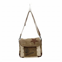 Myra - Women's Leather Star Shoulder Bag