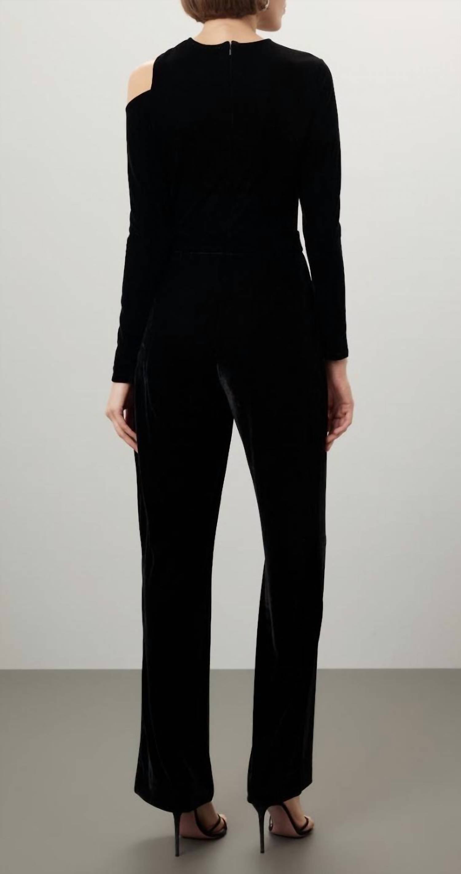 Reiss - Adele Velvet Jumpsuit