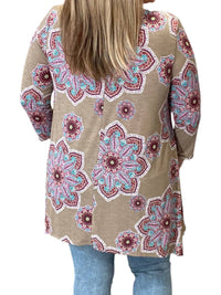 Honeyme - Abstract Sharkbite Top