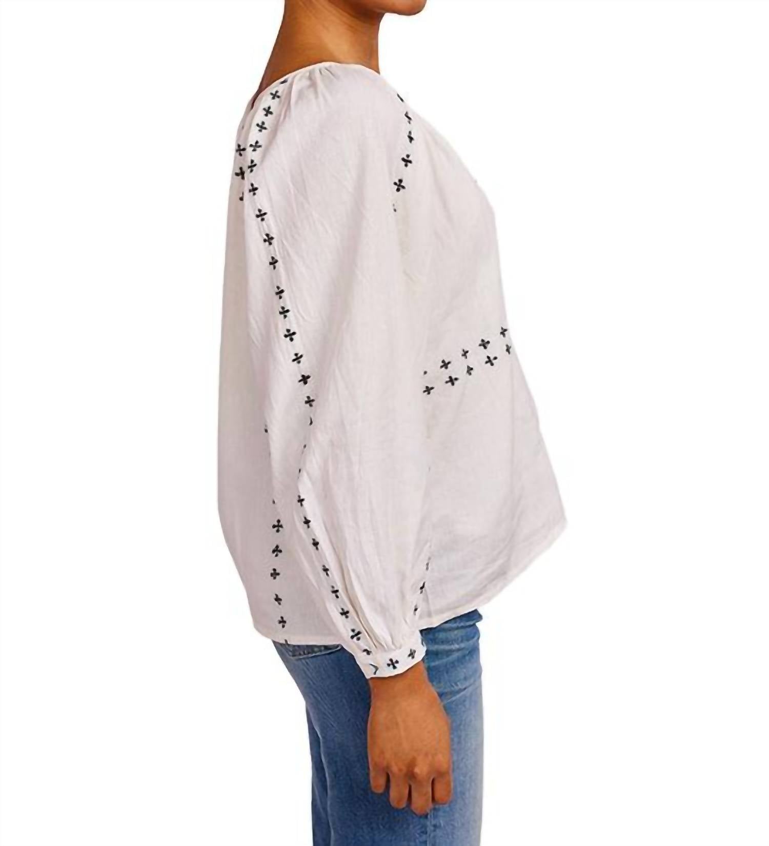 Emerson Fry - Frances Embroidery Blouse