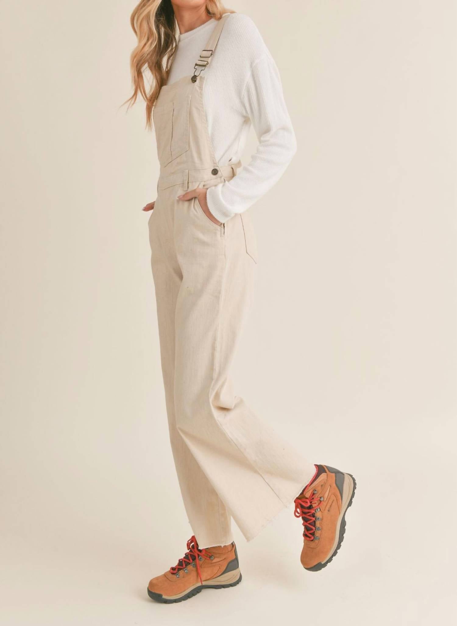 Sadie & Sage - Frankie Denim Wide Leg Overalls