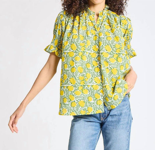 Mille - Marnie Ruffle Sleeve Blouse