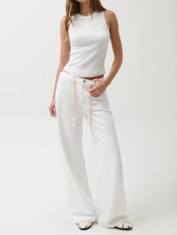 Pistola - Jadyn Mid Rise Drawstring Palazzo Jean