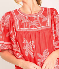 Flying Tomato - Printed Woven Top
