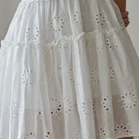 By Together - Alexie Eyelet Smocked Mini Dress