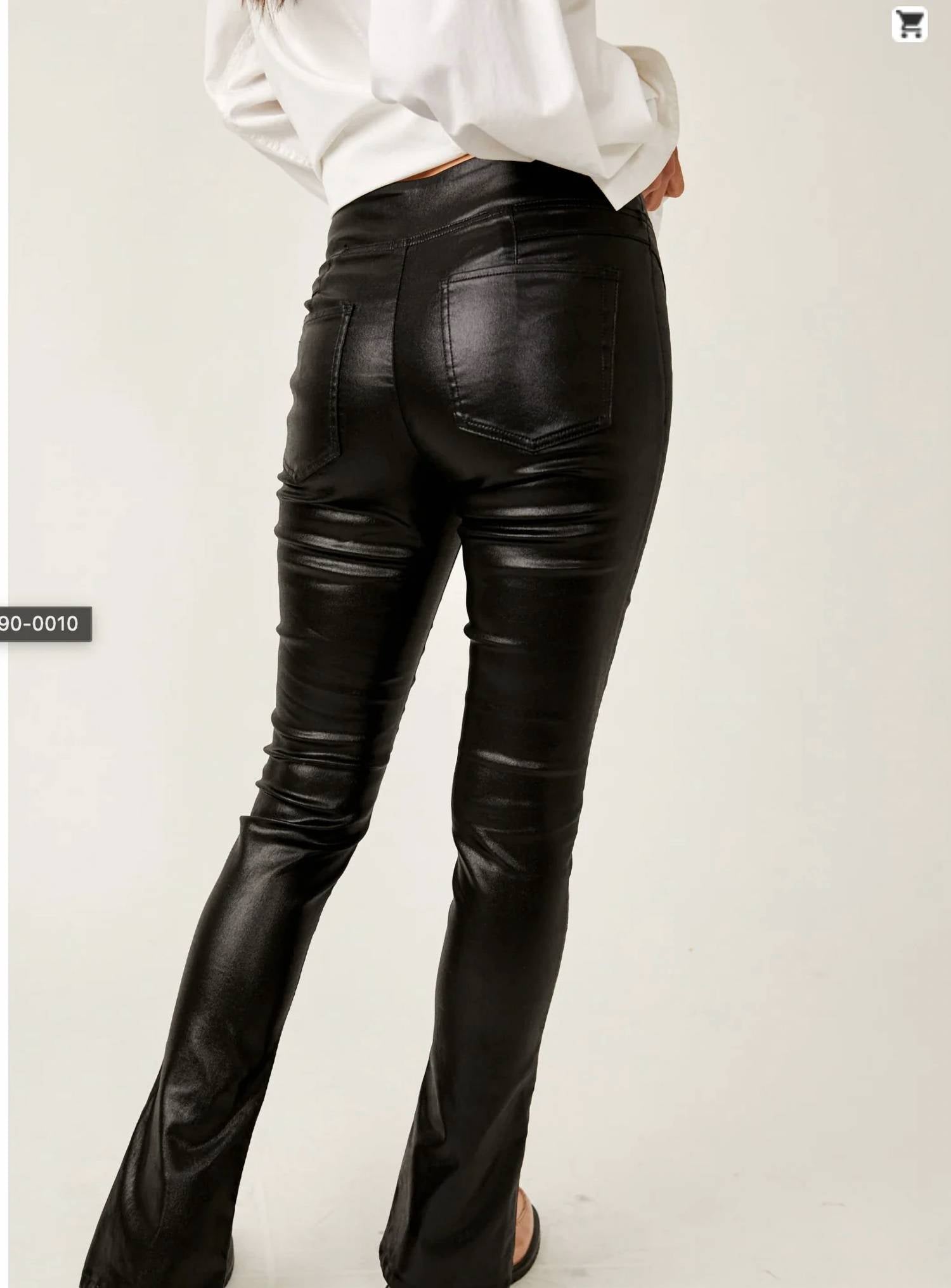 Desigual - Free People Double Dutch Faux Leather Pants