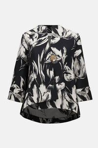 Joseph Ribkoff - Jacquard Floral Jacket