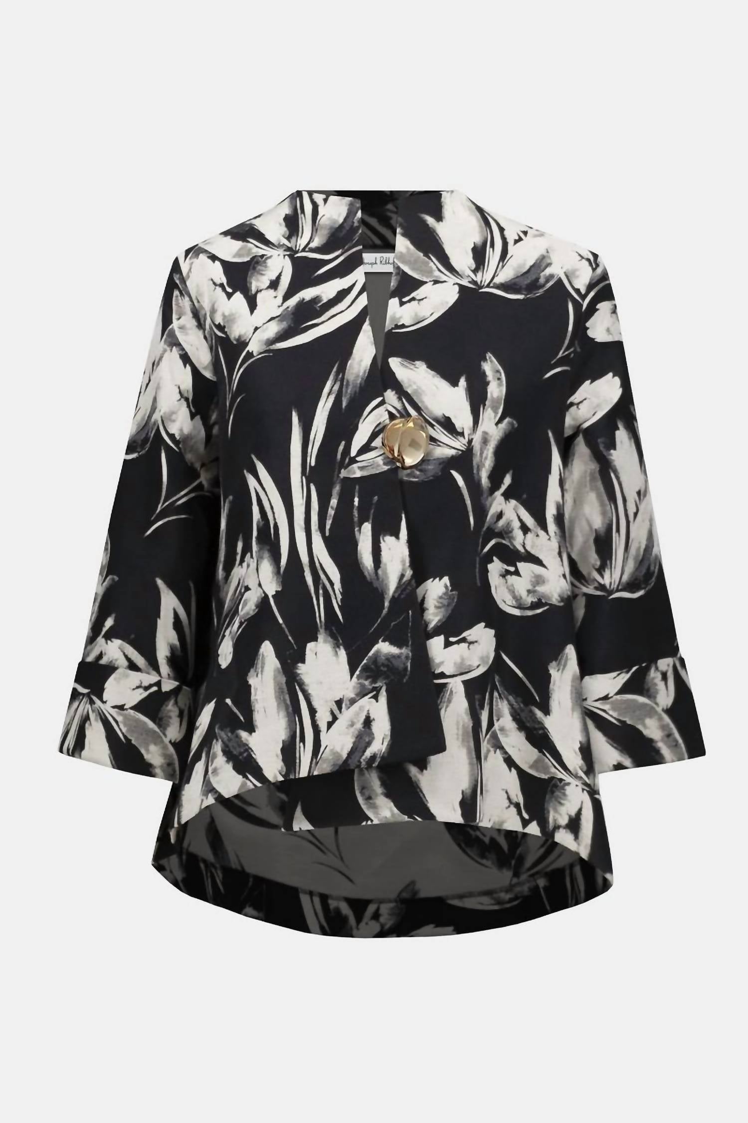 Joseph Ribkoff - Jacquard Floral Jacket