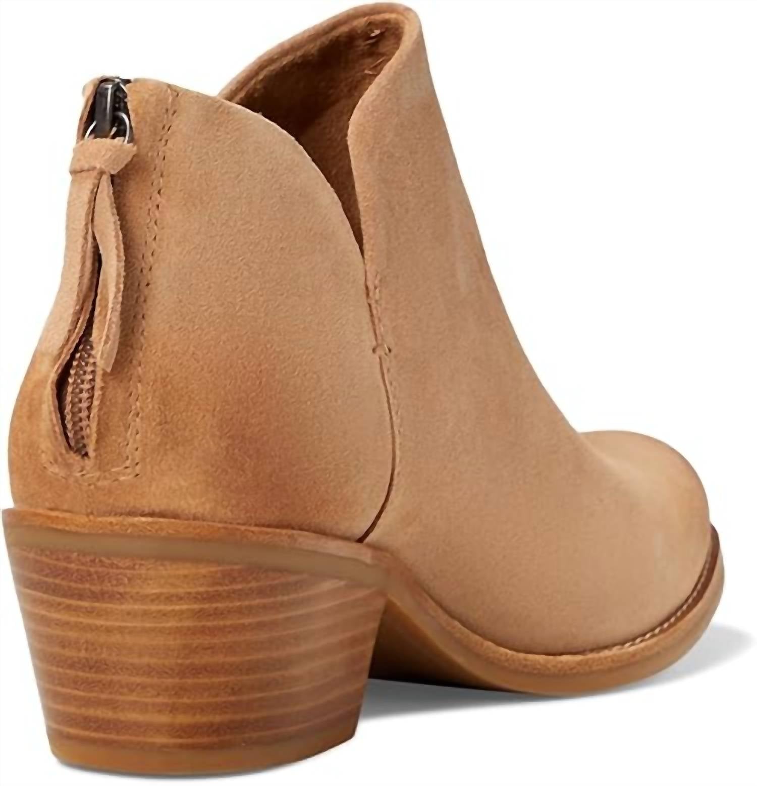 Sofft Women's Angelica Bootie in desert - women's shoe - detail view