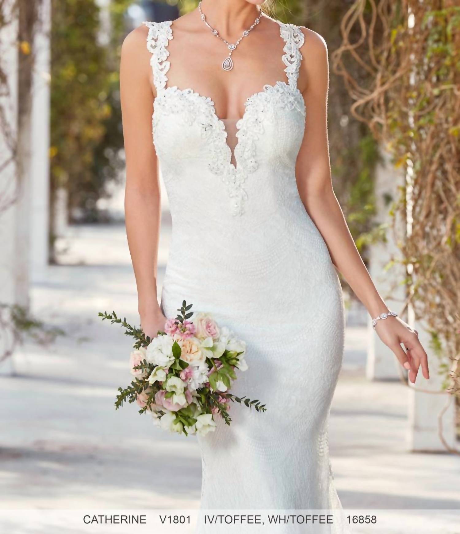 Ivoire By Kitty Chen - Catherine Netted Wedding Dress