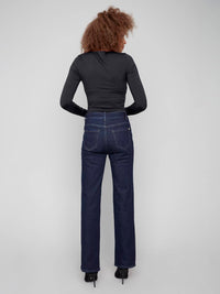 Charlie B - Flare Leg Stretch Denim Pants