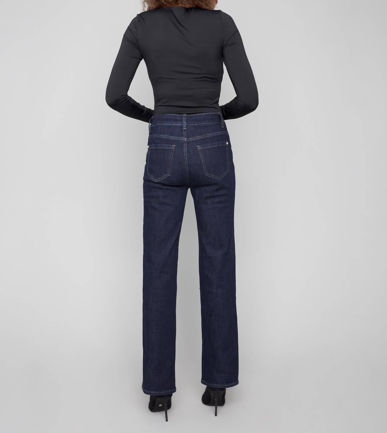 Charlie B - Flare Leg Stretch Denim Pants