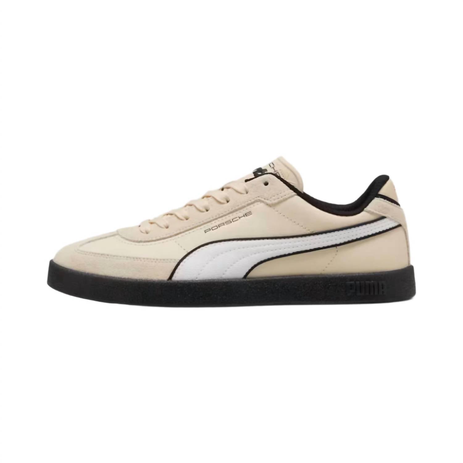 Puma Men's Porsche Legacy Club Ii Era Sneakers in apline snow - men's sneaker