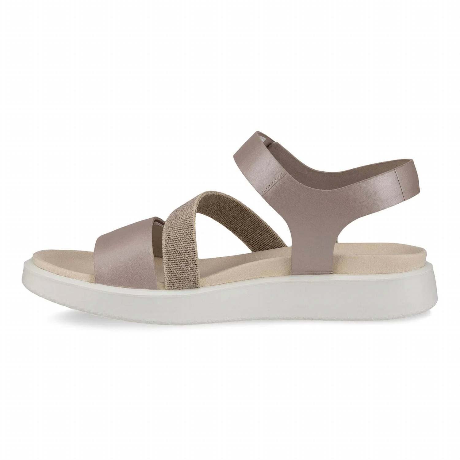 ECCO Women's Flowt Sandal in grey rose metallic - women's sandal - alternate view
